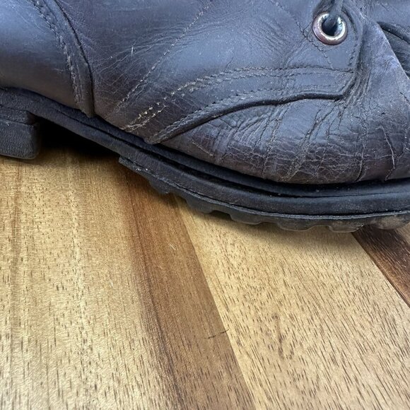 Vintage 1950s Chippewa Leather Side Zip Boots Brown Men\'s Sz 10.5 Black Label main image 13